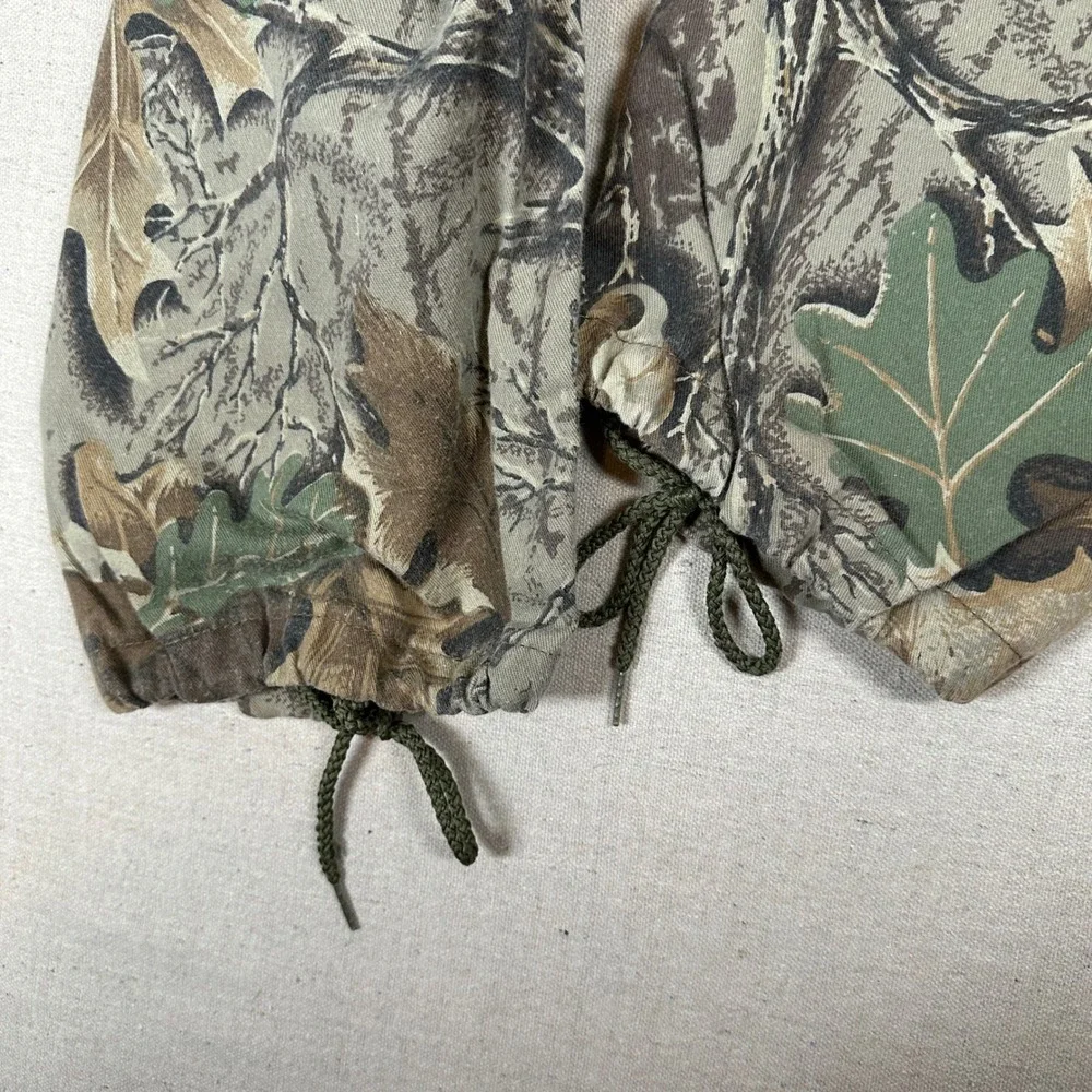 Ranger Camo Cargo‎ Pants Mens Medium Leaf Print Utility Hunting Tactical